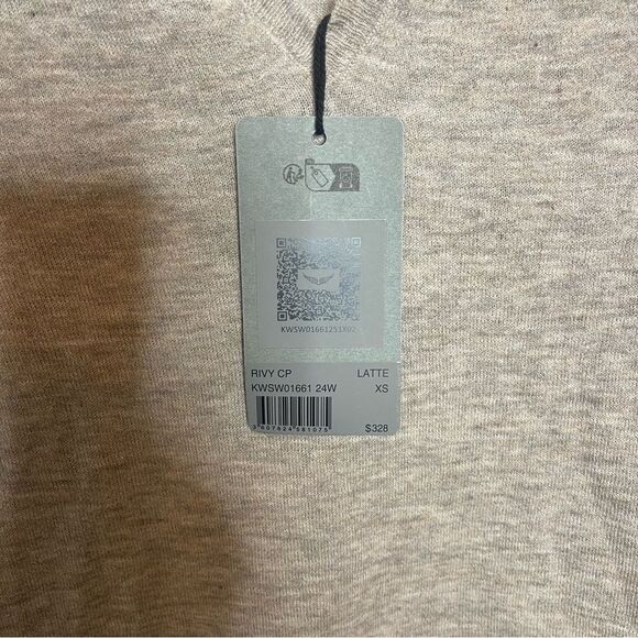 $328 Zadig & Voltaire Rivy Cashmere Sweater in Latte NWT with FLAW - Picture 6 of 11